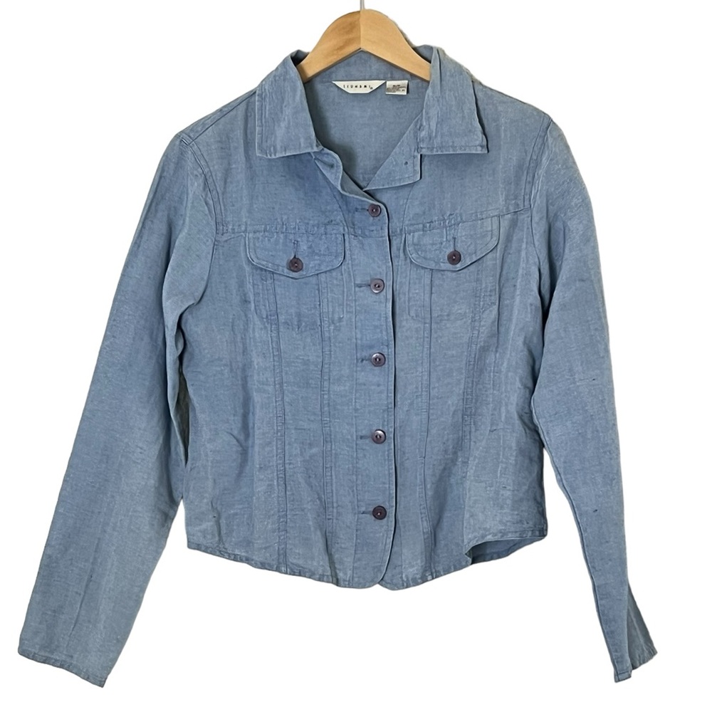 Tsunami | Like new sustainable hemp blend button front shirt jacket size…